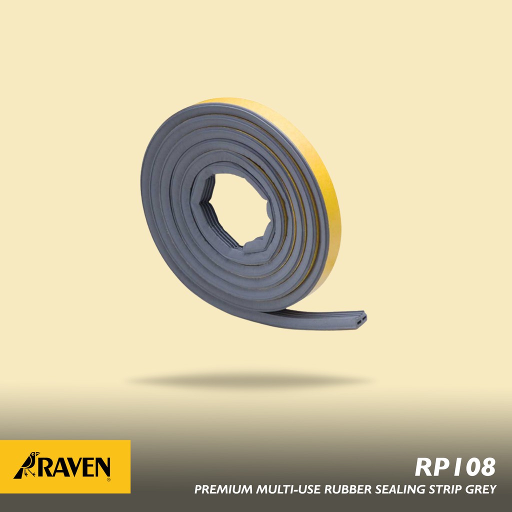 Jual RAVEN Door Seal RP108 2 Meter Grey – Penutup Celah Pintu dan ...