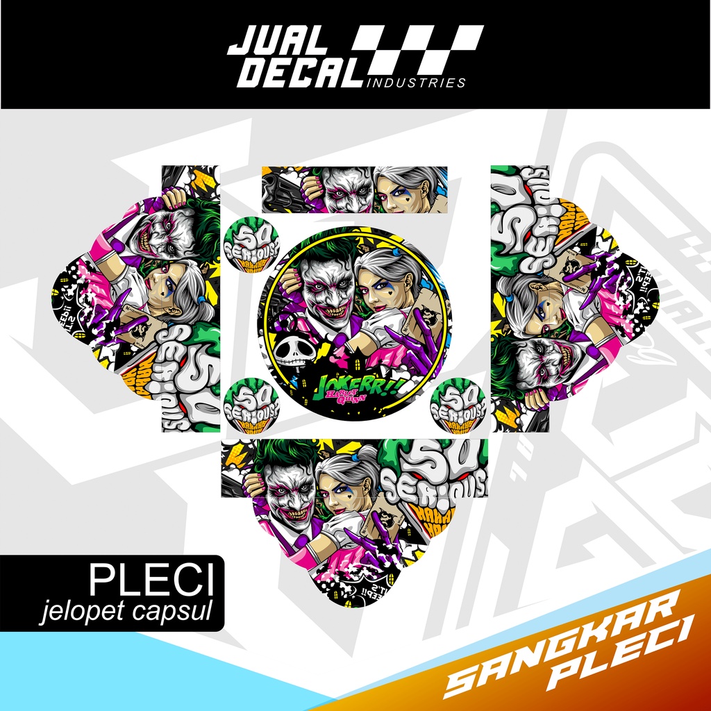 Jual Stiker Tebok Pleci Decal JOKER QUEEN Sangkar Helopet Kandang ...