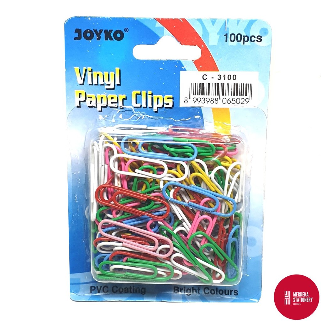 Jual Paper Penjepit Clips Klip Clip Kertas Warna Warni Joyko Jayco