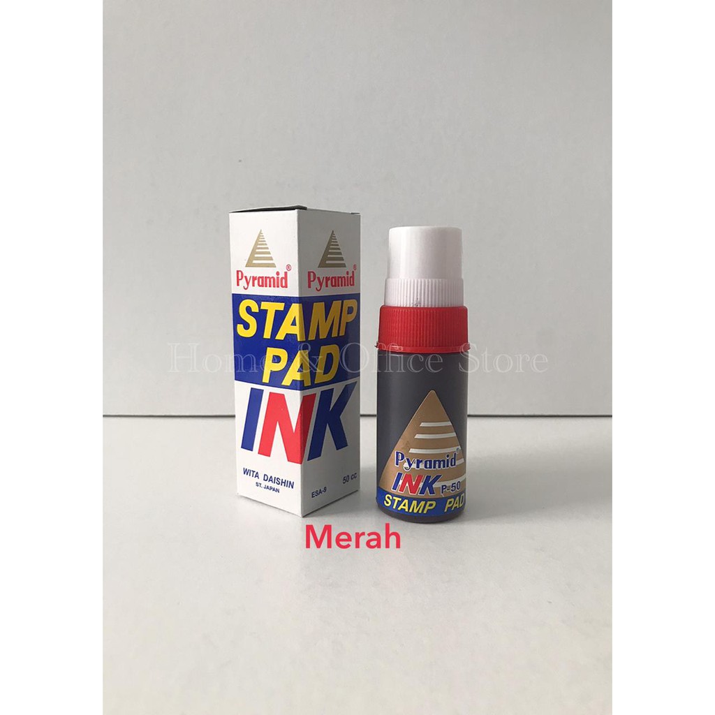 Jual Tinta Stempel Pyramid Stamp Pad Ink | Shopee Indonesia