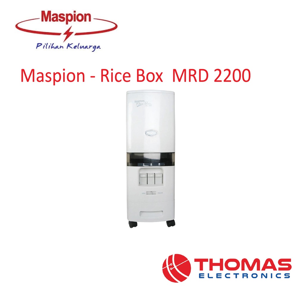 Jual Maspion Rice Box 22 KG MRD 2200 TEMPAT BERAS 22 KG | Shopee Indonesia