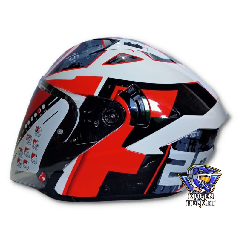 Jual HELM KYT NFJ FABIO QUARTARARO DOUBLE VISOR Shopee Indonesia