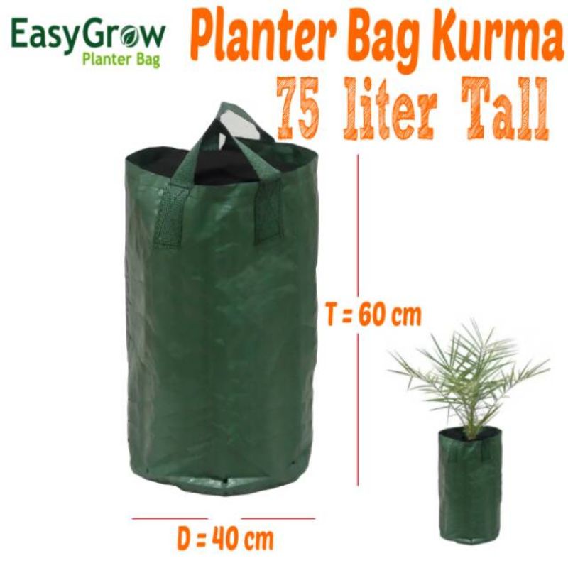 Jual PLANTERBAG EASY GROW PLANTER BAG TANAMAN AWET 50 LITER - Kab. Blitar -  Mulya Tani 1