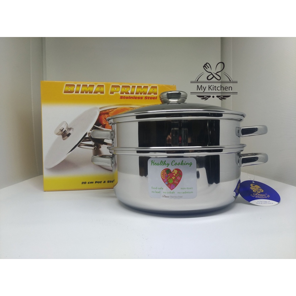 Jual BIMA Steamer Rice Cooker Dandang 2 Susun Kukusan Kompor Induksi ...