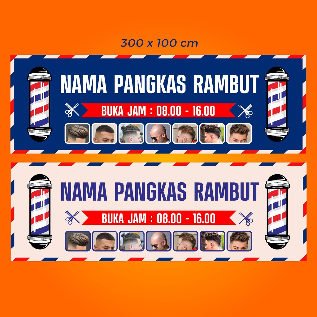 Jual Spanduk Banner Pangkas Potong Rambut Shopee Indonesia