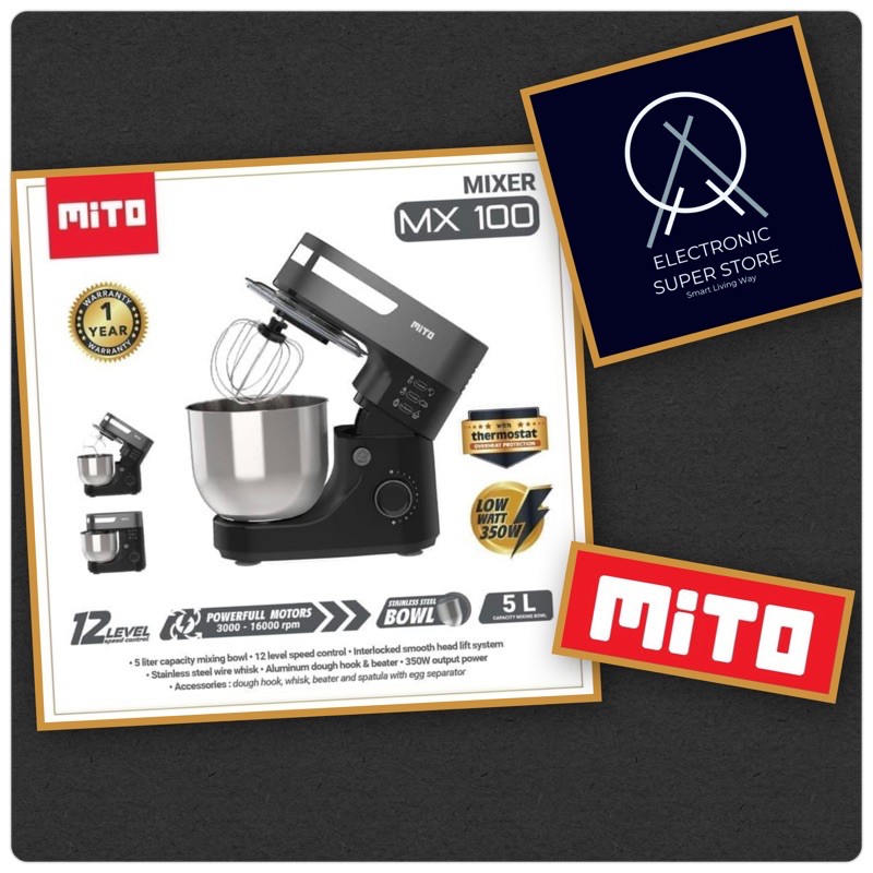 Jual STAND MIXER MITO MX-100 SUPER LOW WATT | Shopee Indonesia