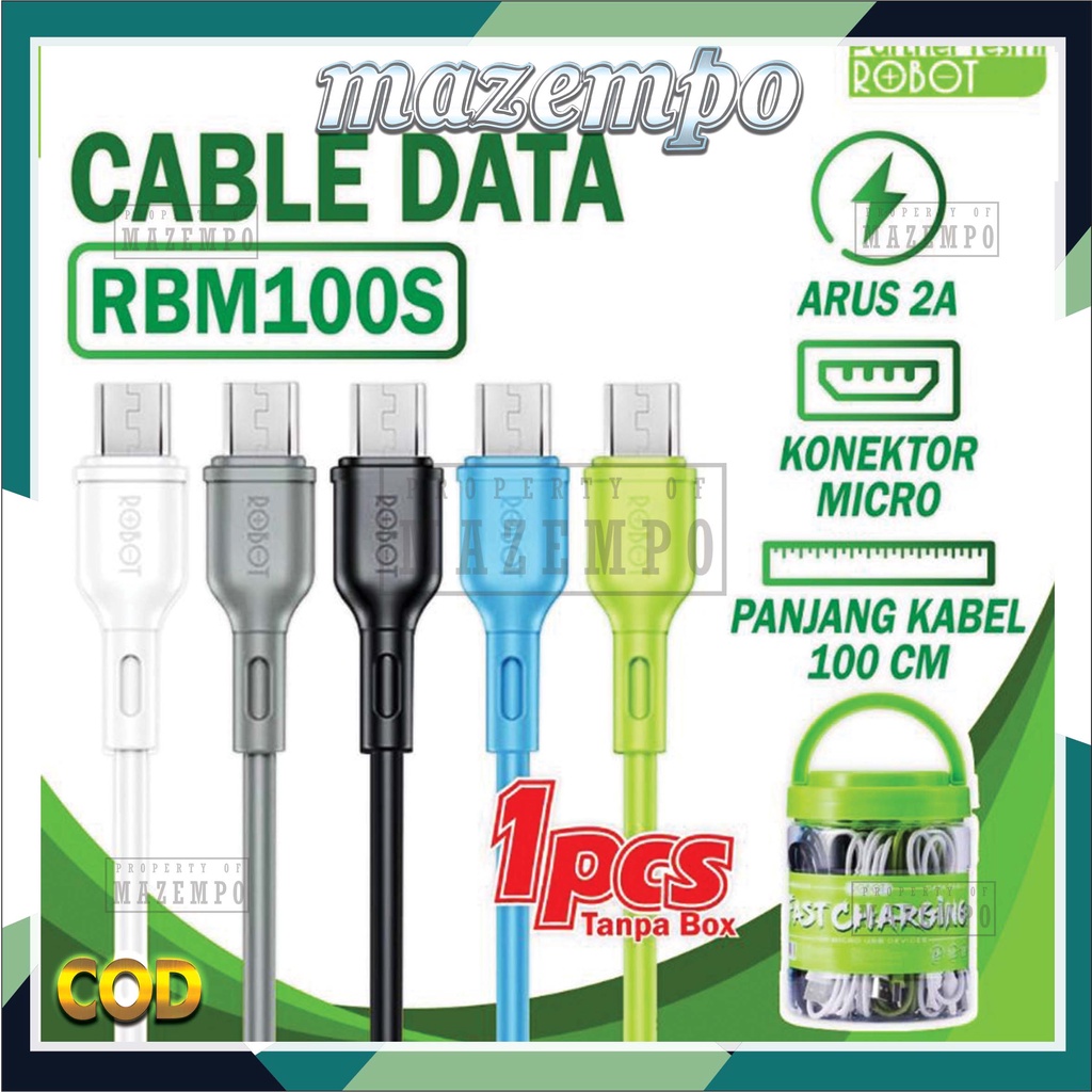 Jual Kabel Data Cas Micro Usb Rbm S Fast Charging Robot Rbm Casan