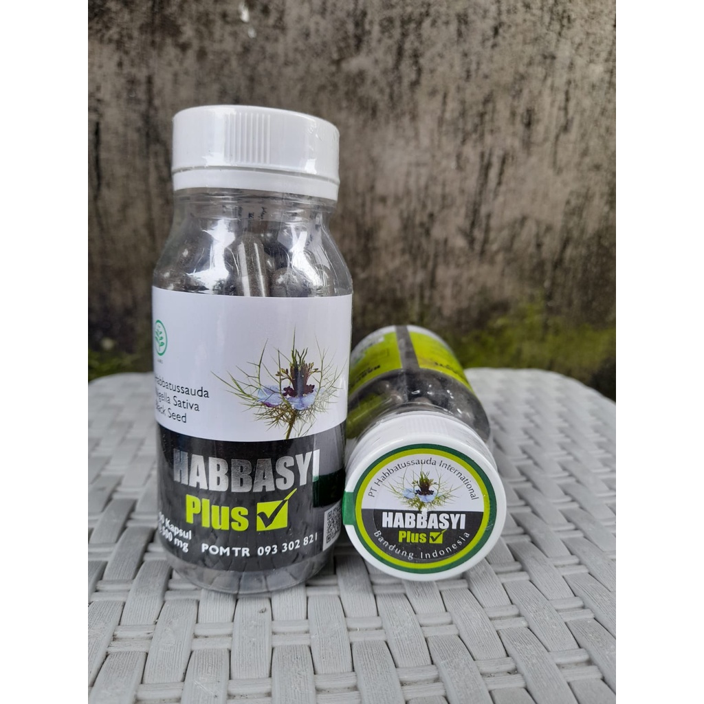 Jual HABBASYI Plus 100 Kapsul Habbatussauda Serbuk Plus Pegagan & Bee ...