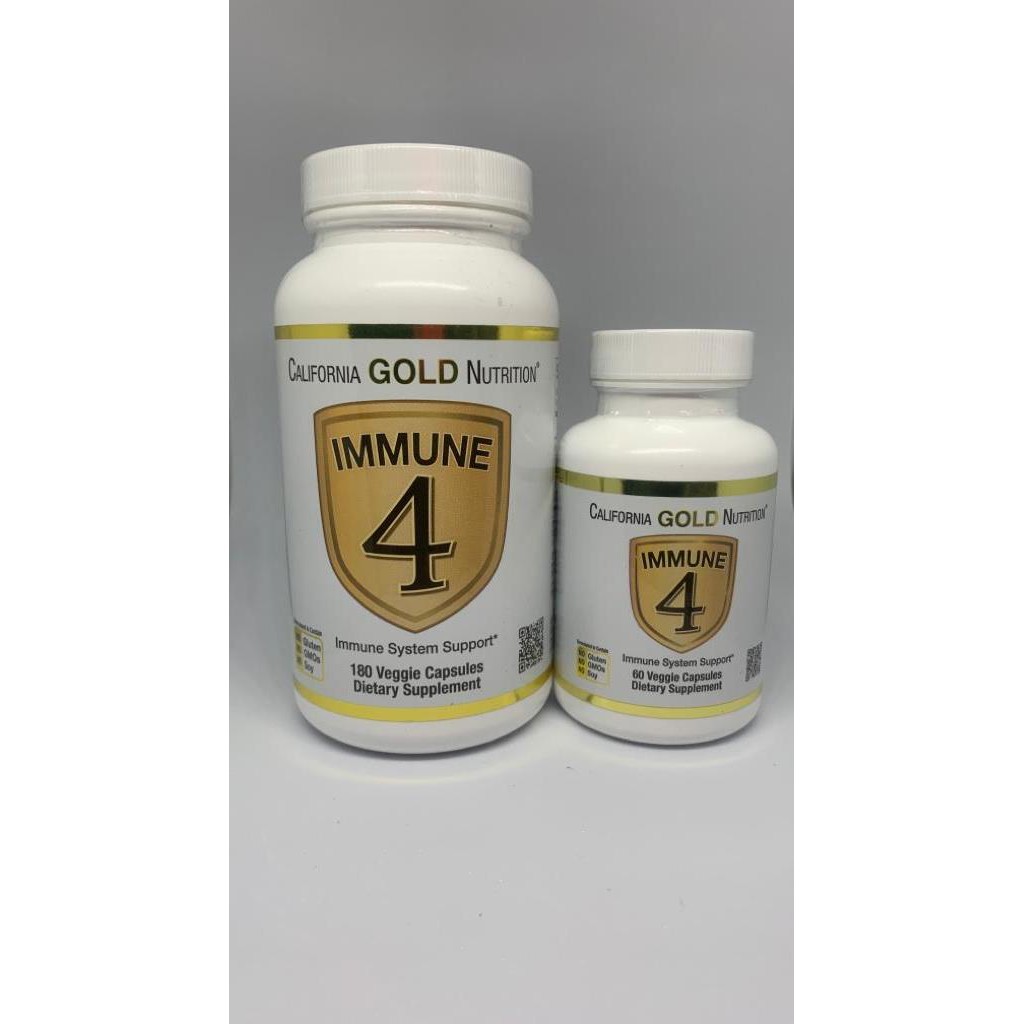 Jual California Gold Nutrition, Immune 4, Immune System Support, 60 ...