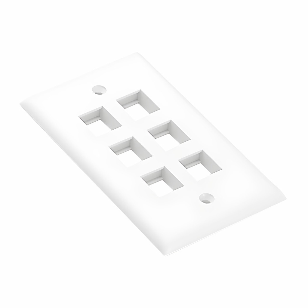 Jual Faceplate Face Plate / Wall Plate Modular 6 Port - OneFiber OF8 ...