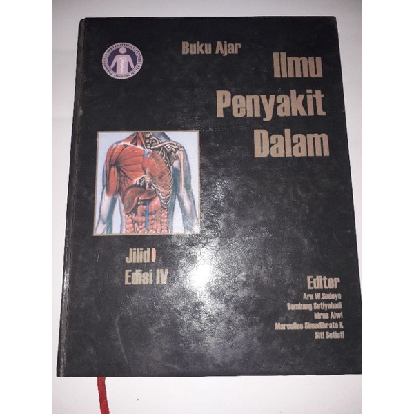 Jual BUKU AJAR ILMU PENYAKIT DALAM JILID 1,2,3 EDISI IV (ORIGINAL ...