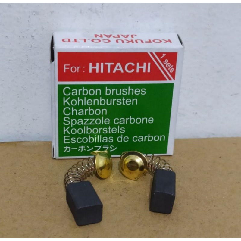 thumbnail interactive-video image 1 of Hitachi Original 999-091 Carbon Brush – Auto Stop Type – Made In Japan 1 of 3
