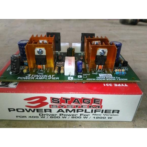 Jual kit driver power amplifier 3 tingkat matador | Shopee Indonesia