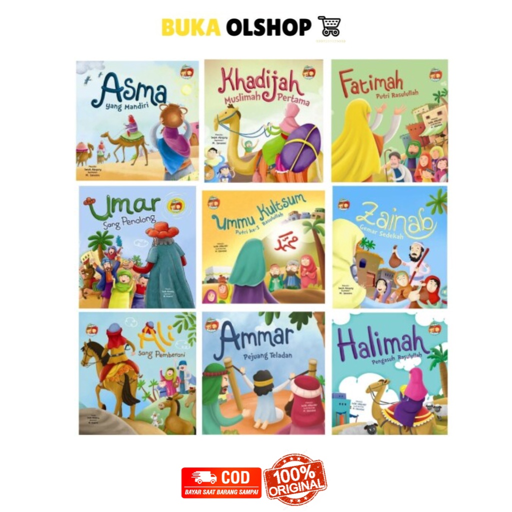 Jual Boardbook Seri Sahabat Rasulullah SAW Cerita Sahabat Nabi | Shopee ...