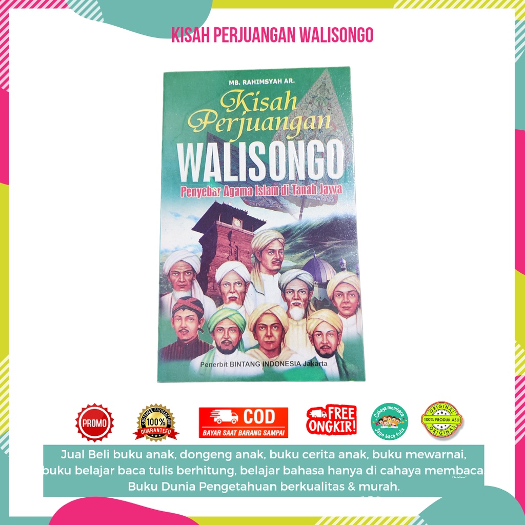 Jual Walisongo Kisah Perjuangan WALISONGO Penyebar Agama Islam Di Tanah ...