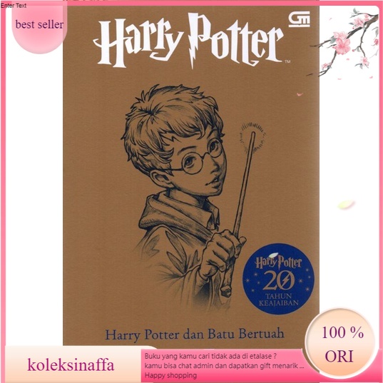 Jual Buku Novel - HARRY POTTER DAN BATU BERTUAH (HARRY POTTER AND THE ...