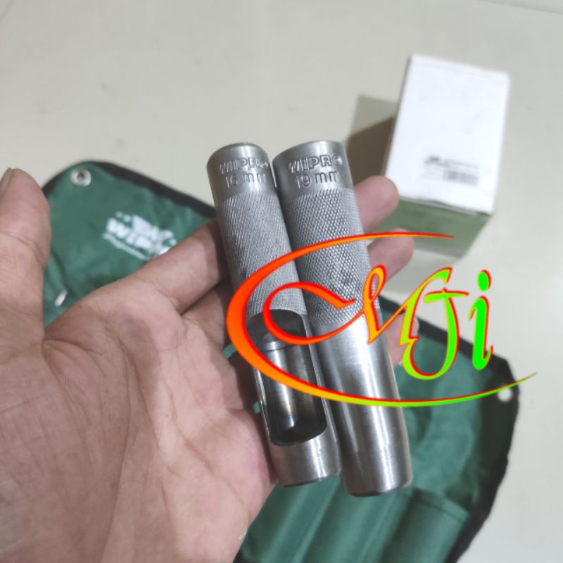 Jual Alat Pembolong Gasket Kulit Plong Set 12 Pcs Wipro Hollow Punch ...