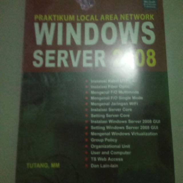 Jual Buku Praktikum Local Area Network Windows Server 2008 | Shopee ...