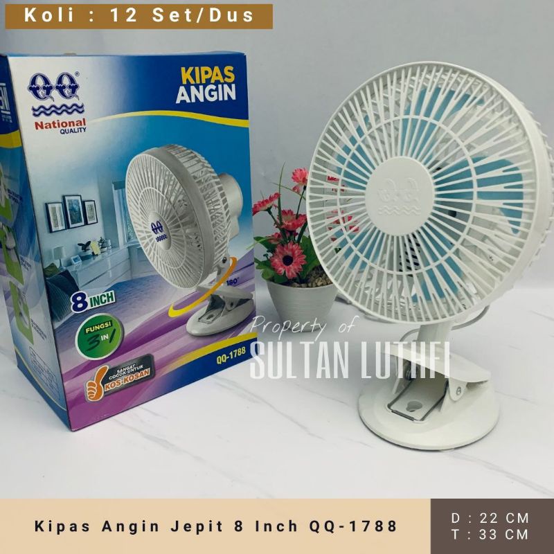 Jual Kipas Angin 3 In 1 Jepit 8 Inch Qq Shopee Indonesia 9271