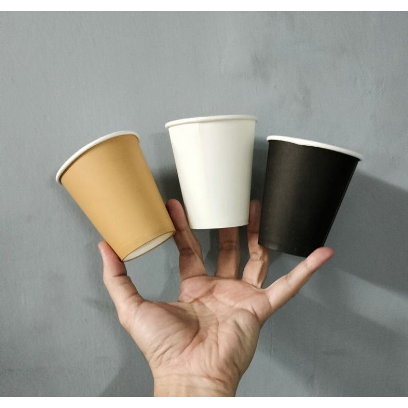 Jual Hot Paper Cup Gelas Kertas Minuman Panas 8 Oz 240 Ml Redy Tanpa Tutup Shopee Indonesia 3647