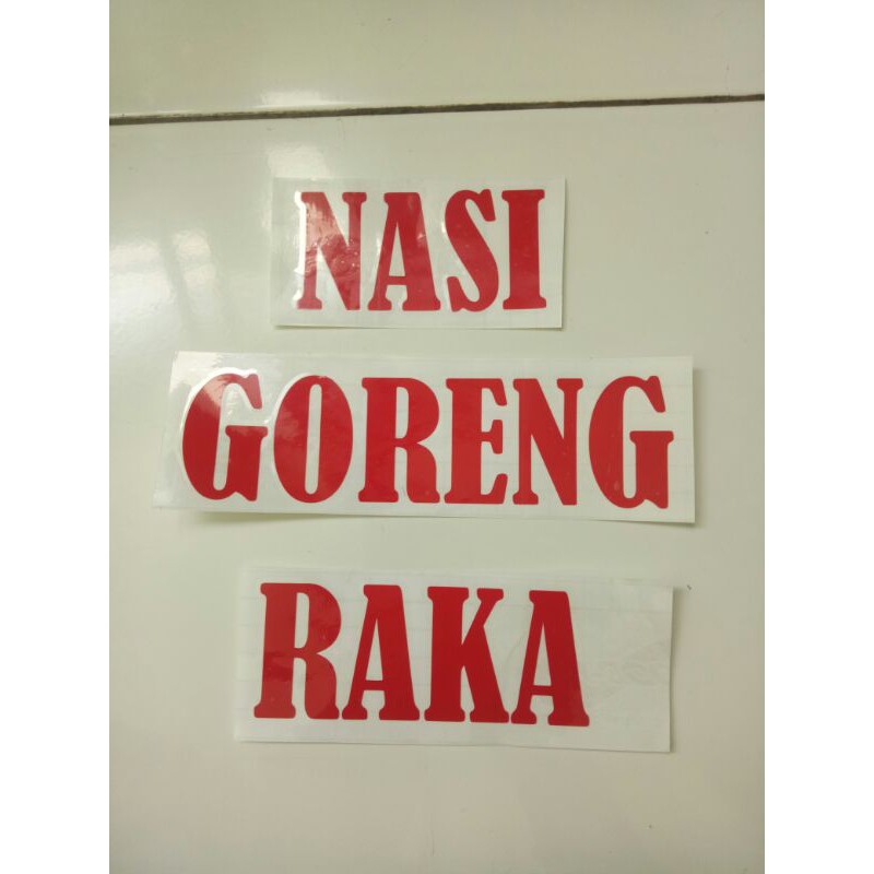 Jual Stiker Cutting Tulisan Dagang untuk Etalase dan Gerobak | Shopee ...