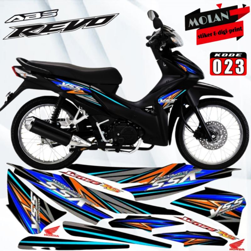 Jual Decal Sticker Striping Variasi Revo Absolute 110 2010-2013 ...