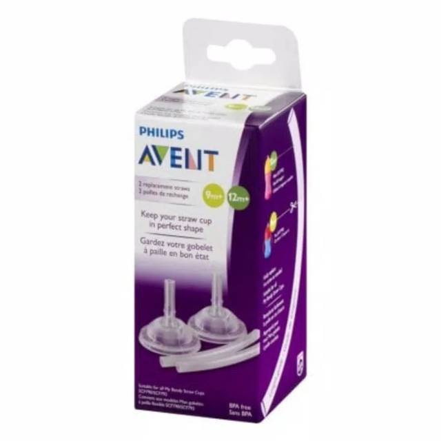 Philips avent replacement straw hot sale set