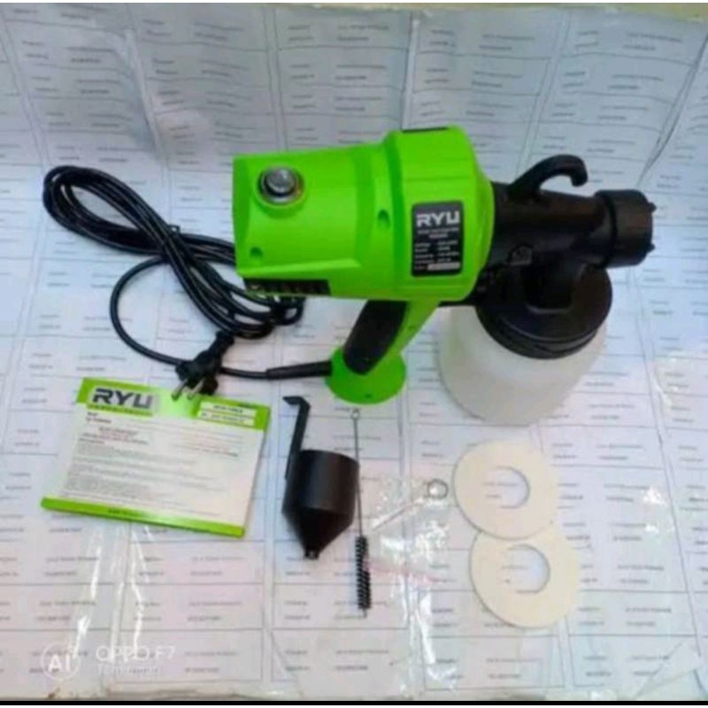 Jual MESIN SEMPROT CAT LISTRIK RYU RSE 800/Spraygun Elektric RSE 800 ...