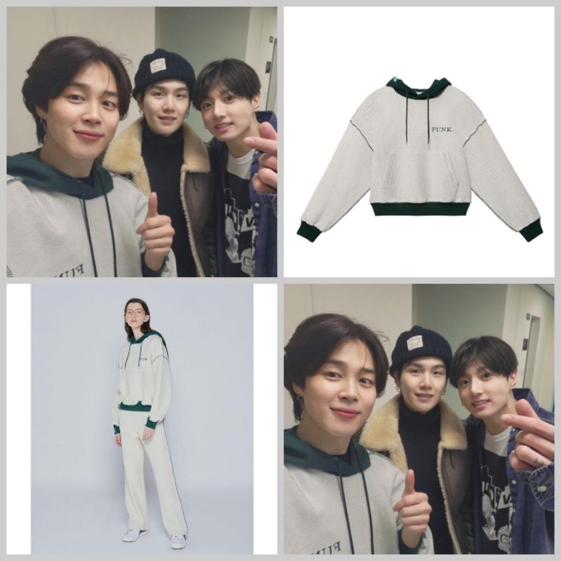 OFFICIAL BTS PARK JIMIN INSTANTFUNK HOODIE SWEATPANTS