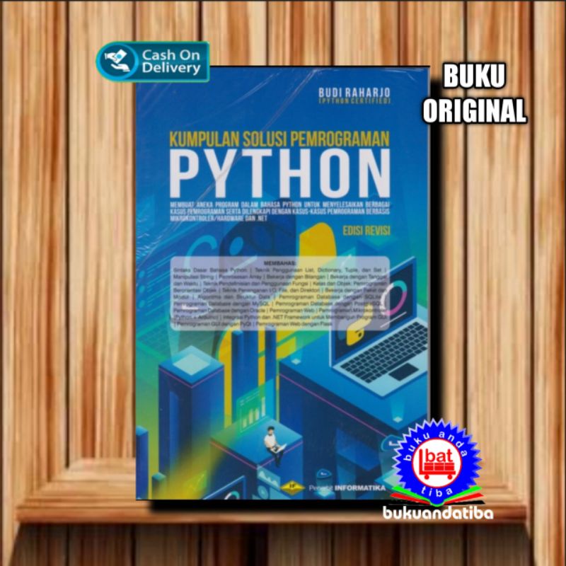 Jual BUKU KUMPULAN SOLUSI PEMROGRAMAN PYTHON - BUDI RAHARJO | Shopee ...