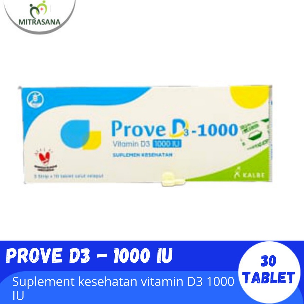 Jual PROVE-D3 Vitamin D3 1000 IU | Shopee Indonesia