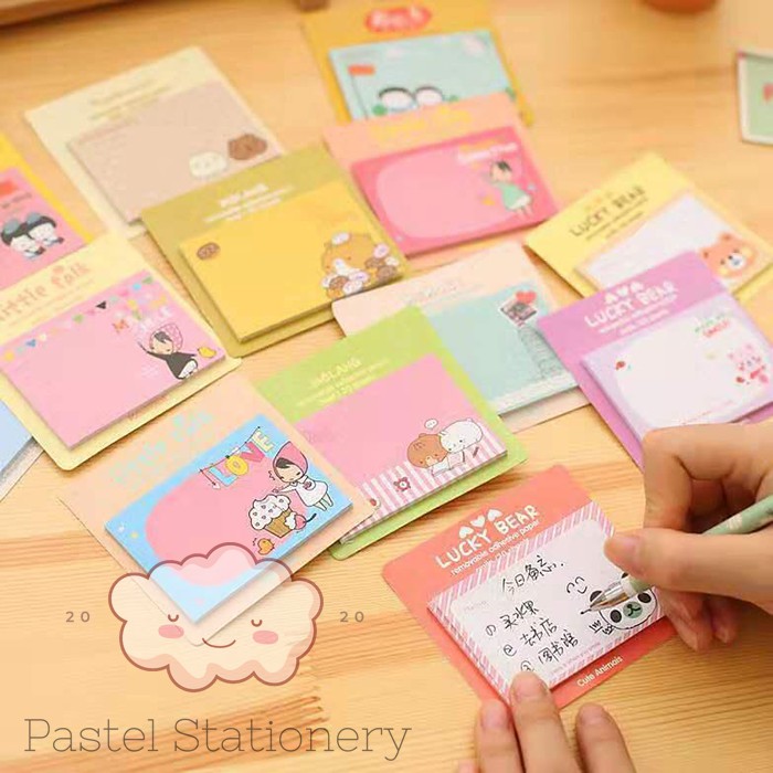 Jual Sticky Notes Cute Korean Style - Memo Stick Note Tempel Bahan ...