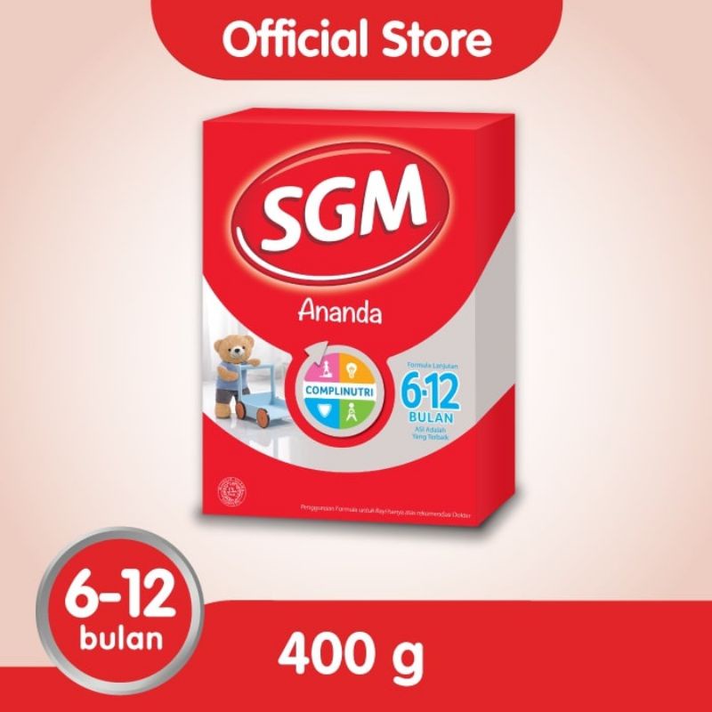 Jual SGM Ananda 2 400gr ( UMUR 6-12 BULAN) | Shopee Indonesia