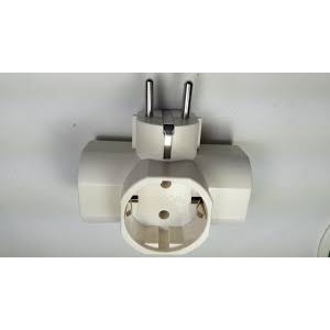 Jual Uticon Steker T arde 3 Way Socket With Grounded Plug | Shopee ...