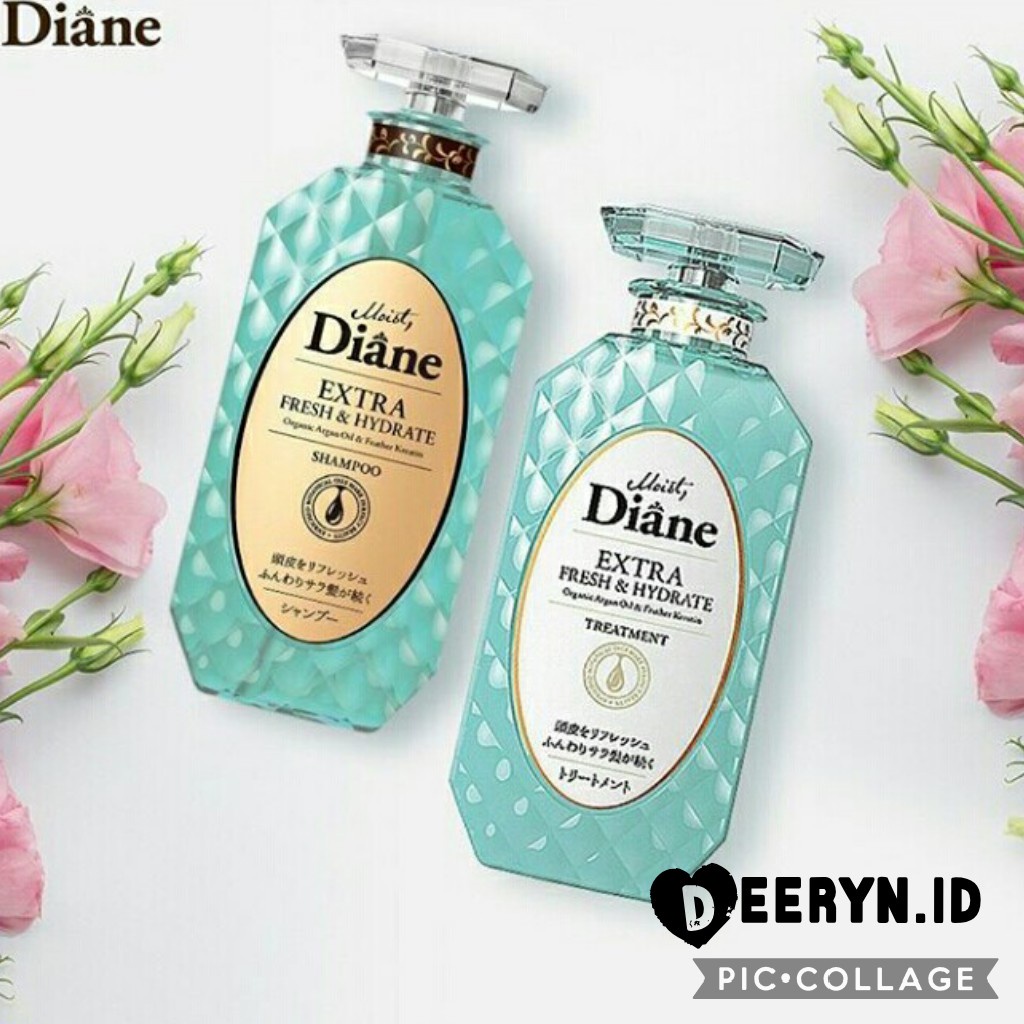 Jual Moist Diane Extra Fresh And Hydrate Shampootreatment 450ml Made In Japan Shopee Indonesia 4816