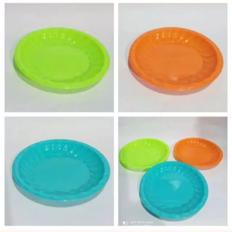 Jual Piring Plastik 9pcs