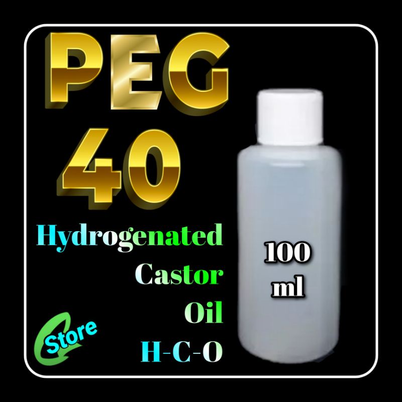 Jual PEG 40 HCO 100 ml Hydrogenated Castor Oil | Shopee Indonesia