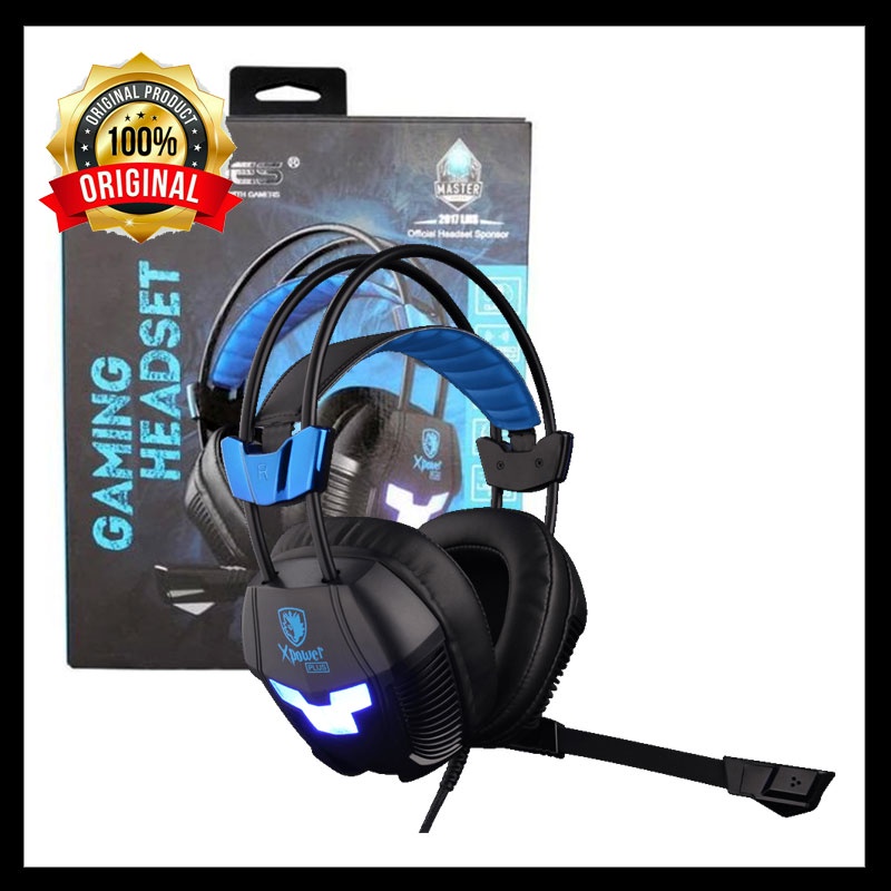 SADES Xpower Plus USB Gaming Headset 2-Level Vibration Stereo Sound For PC/Lapto