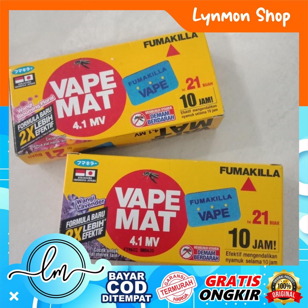 Jual Vape Mat Obat Nyamuk 21 Buah dan 45 Buah | Shopee Indonesia