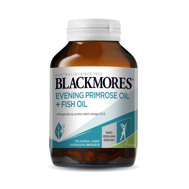 Jual Blackmores Evening Primrose Oil + Fish Oil 100 Kapsul (Suplemen