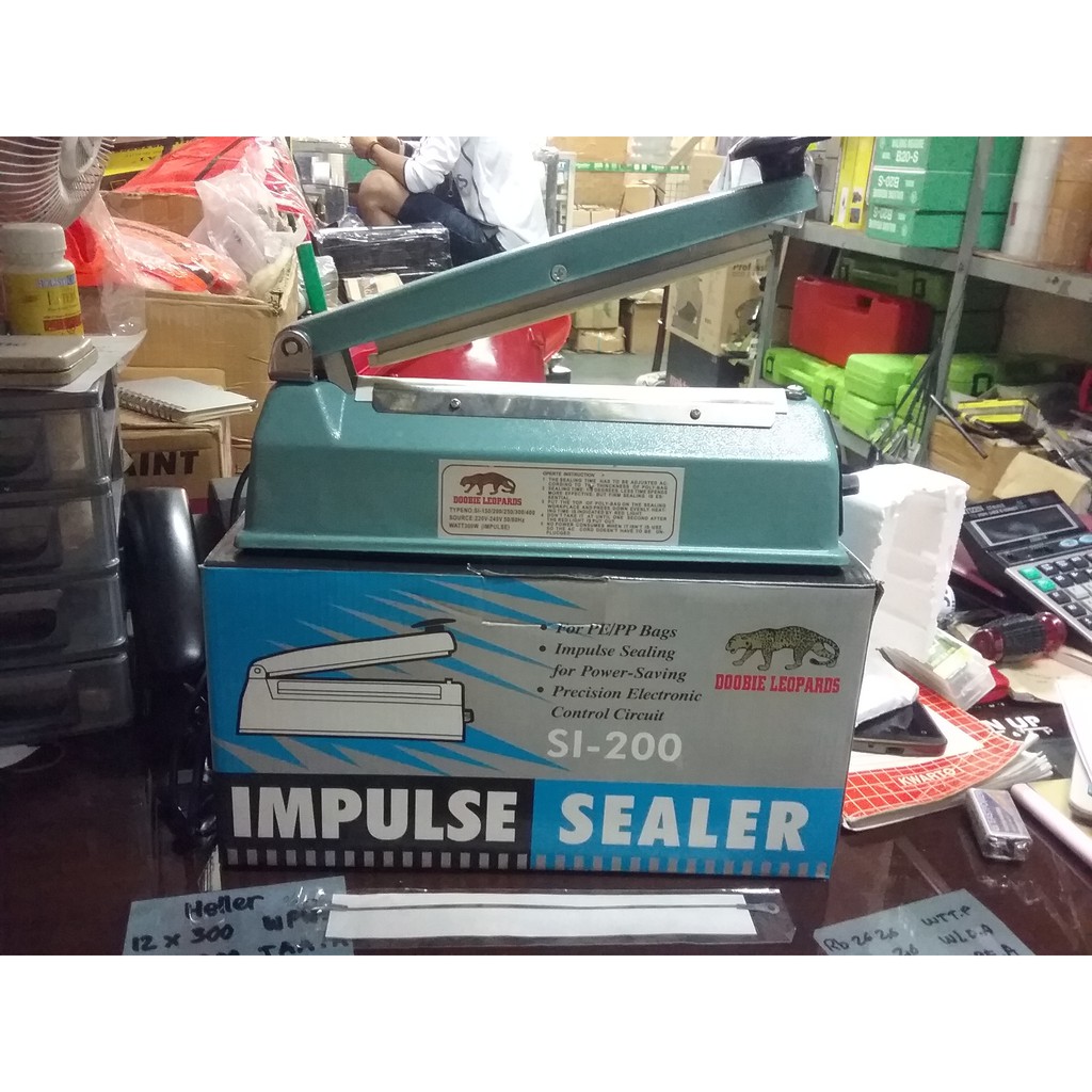 Jual ALAT PRESS PLASTIK 20CM IMPULSE SEALER BODY BESI 20 CM Doobie