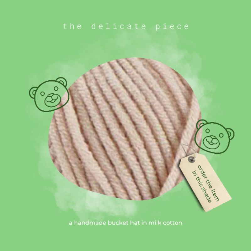 Jual Hey Teddy Crochet Bucket Hat / Topi Rajut Motif Beruang Teddy Bear ...