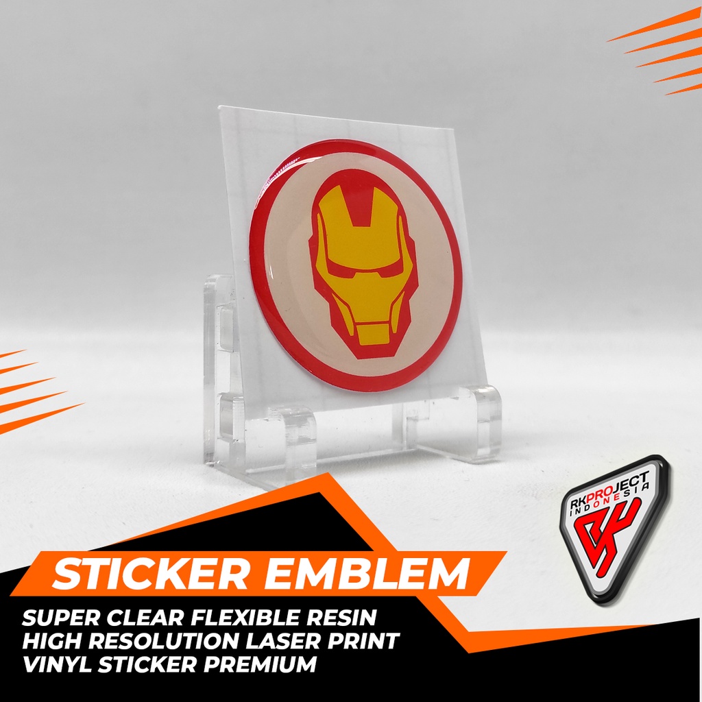 Jual Stiker Emblem Timbul Iron Man Stiker Aksesoris Mobil Stiker Motor Shopee Indonesia