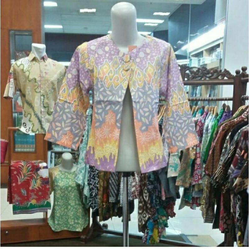 Veste Boléro Sayap - Batik Print, réversible | Toko Ada
