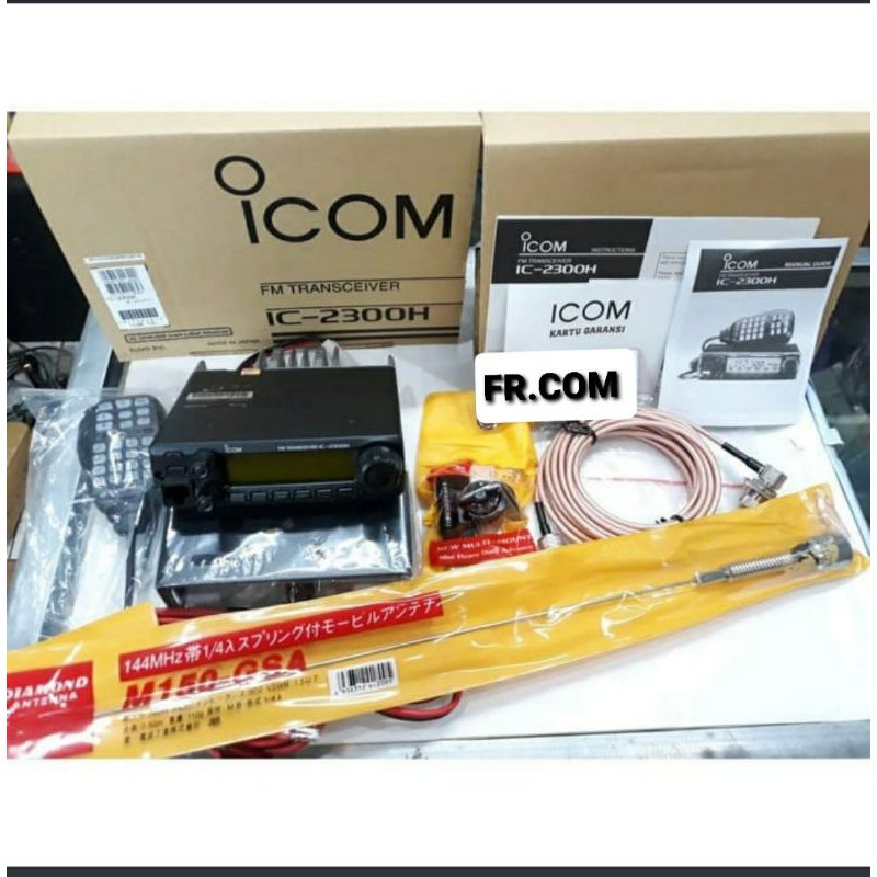 Jual Jual Paket Full Set Radio Rig Icom Ic H Original Murah Shopee Indonesia