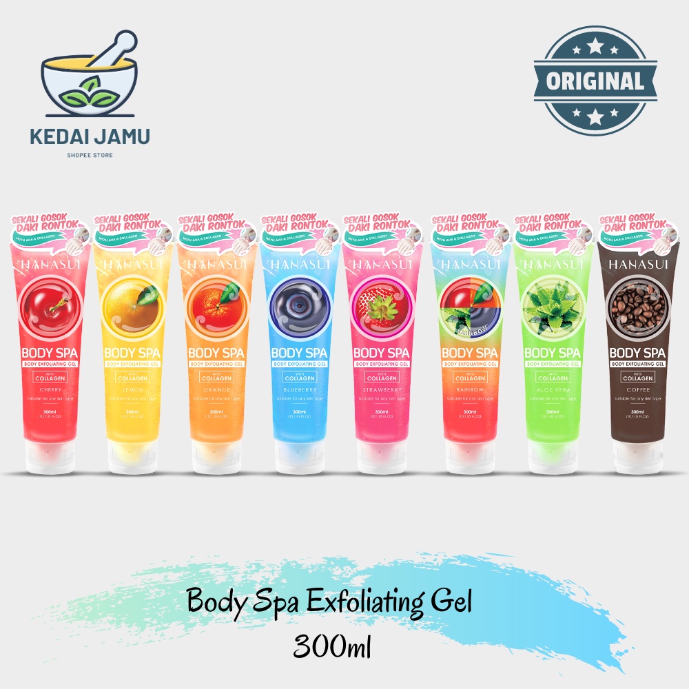 Jual Hanasui BODY SPA Exfoliating Gel 300ml | Shopee Indonesia