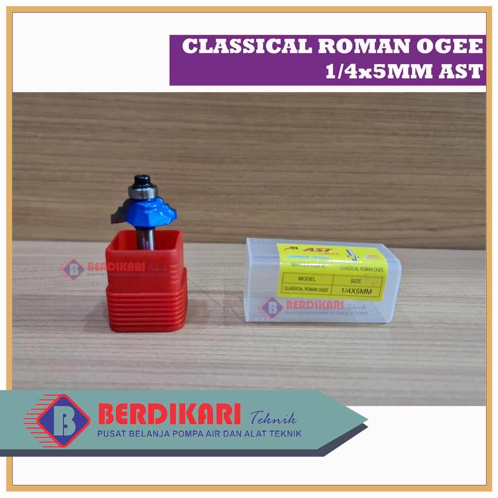 Jual Mata Profil Classical Roman Ogee Bit AST router kayu 5 8 10 mm ...