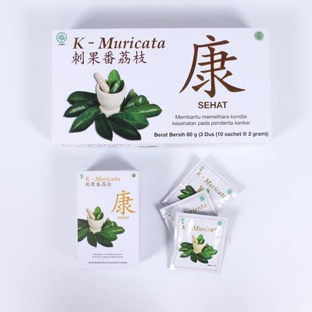 Jual K MURICATA ORIGINAL - TEH HERBAL PENGHANCUR SEL KANKER KISTA MIOM ...