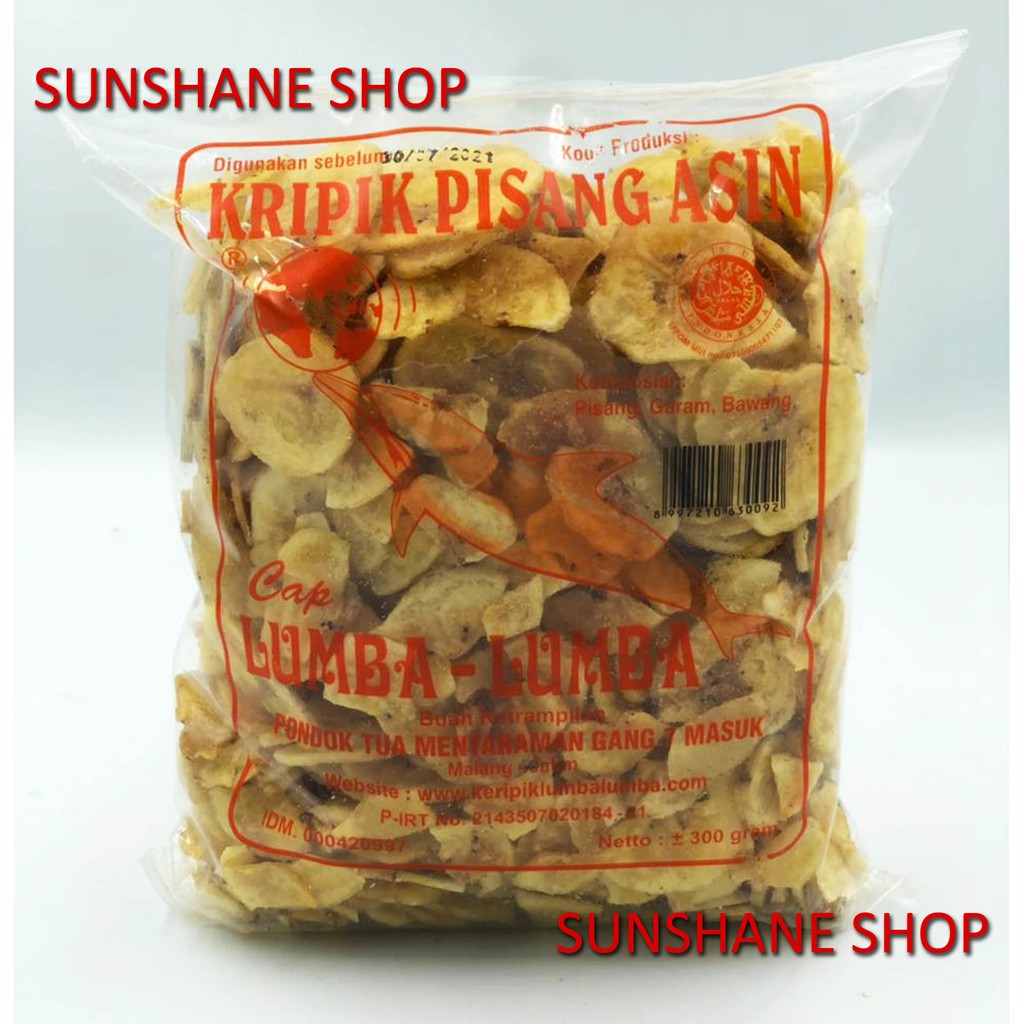 Jual Keripik Kripik Pisang Kepok Lumba 300gr 300 Gr Shopee Indonesia