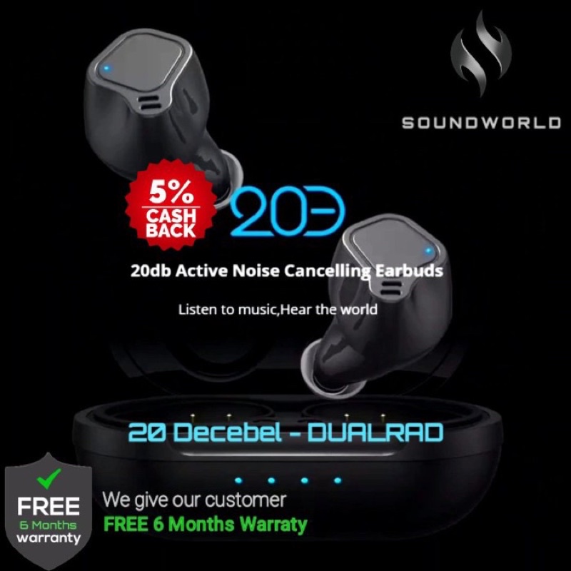 20 discount decebel earbuds